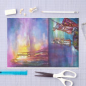 PENDRAGON Medieval Knachten, Lake Sunset, Fantasy Tissuepapier (Craft)