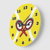 pendule de tennis au design unique (Angle)