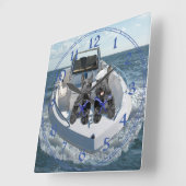 Pendule des Marins Terrier Écossais (Angle)