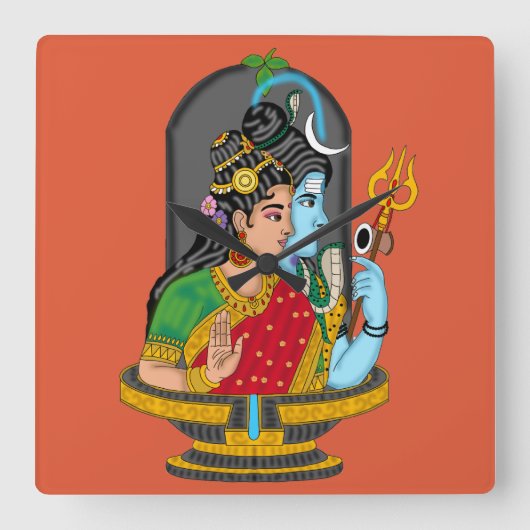 Pendule divine Shiva Parvati (Recto)