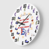 Pendule Humoristique des week end salsa Grote Klok (Hoek)