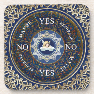 Pendulum board Chart Divation Game Angel Blue Bier Onderzetter