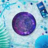 Pendulum Board Chart Divation Game Paarse Space Papieren Bordje (Feest)