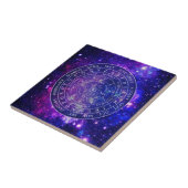 Pendulum Board Chart Divation Game Paarse Space Tegeltje (Zijkant)