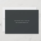 Pened Script | Modern Elegant Two Photo Save The Date (Achterkant)