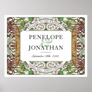 PENELOPE 01 A - Affiche de bienvenue Mariage moyen