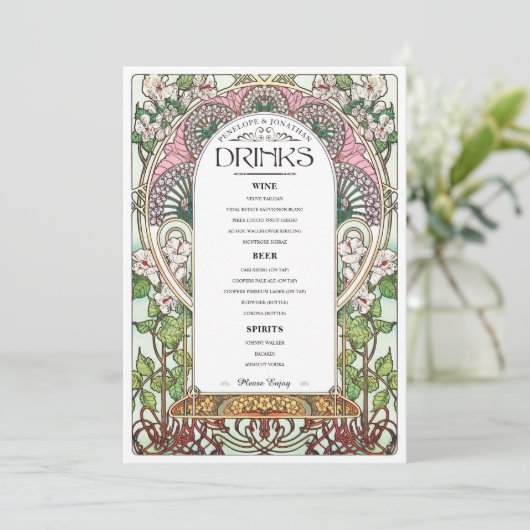 PENELOPE 01 A - Boisson Mariage Menu 2 (Debout devant)