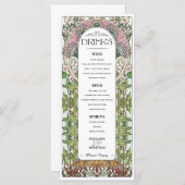 PENELOPE 01 A - Bruiloft Drink Menu 1 (Voorkant / Achterkant)