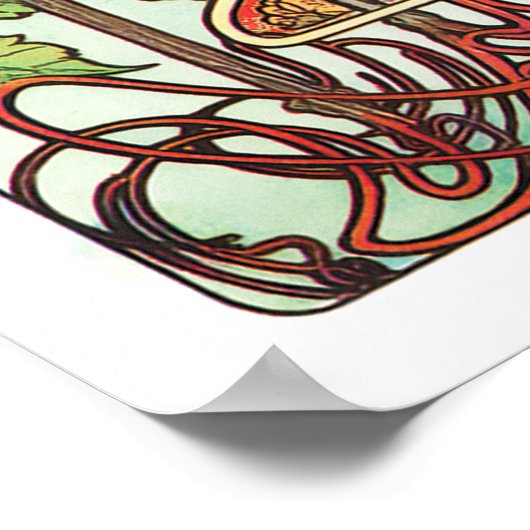 PENELOPE 01 A - Bruiloft Welkomstbord Groot Poster (Hoek)