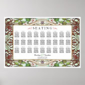 PENELOPE 01 A - Bruiloft Zitkaarten - Groot Poster (Voorkant)