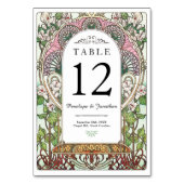 PENELOPE 01 A - Cartes de numéros de table - Art n (Dos)