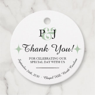 PENELOPE 01 A - Étiquette de Cadeau de Mariage