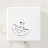 PENELOPE 01 A - Étiquette de faveur de mariage (En situation)