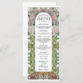 PENELOPE 01 A - Menu Mariage 1 (Devant / Derrière)