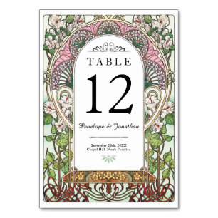 PENELOPE 01 A - Tafelnummerkaarten - Art Nouveau Kaart