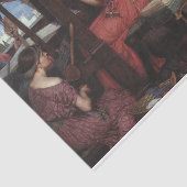 Penelope and the Suitors by J W Waterhouse - 1912 Tissuepapier (Detail)