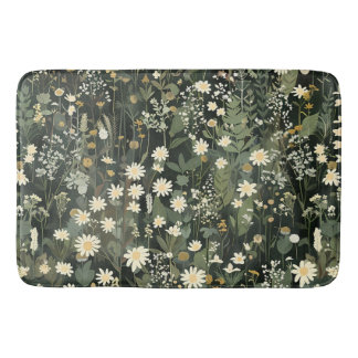 Penelope Dark Daisy Floral Badmat