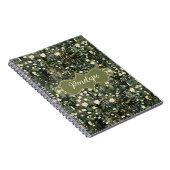 Penelope Dark Daisy Floral Notitieboek (Rechterzijde)