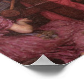 Penelope en de gitaren - John William Waterhouse Poster (Hoek)