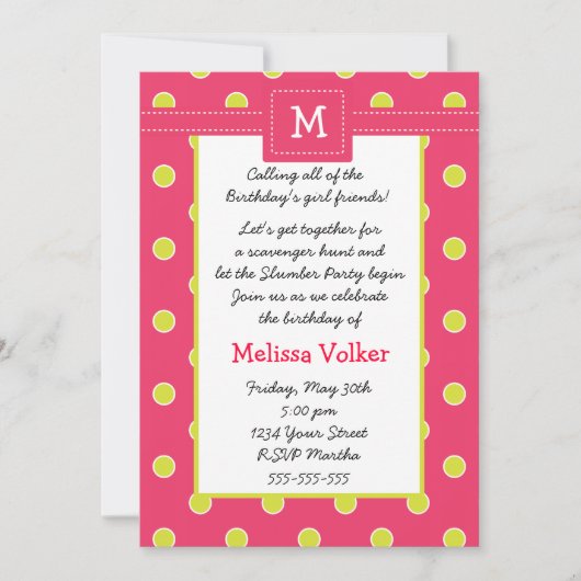 Penelope Invitation Kaart (Voorkant)