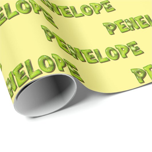 Penelope Kiwi Fruit Geschenk papier Geschenkpapier (Rol Hoek)