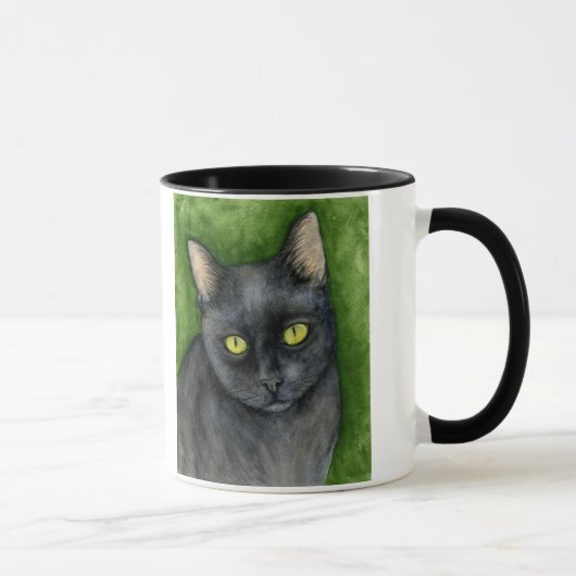 Pénélope - la tasse chanceuse de chat noir (Droite)
