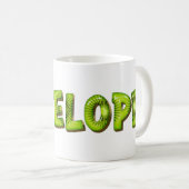 Penelope Nom de Kiwi Style Tasse de café (Devant droit)