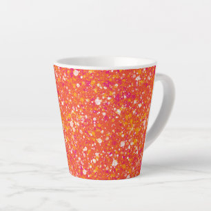 Penelope Splatter Oranje Artistisch Latte Mok