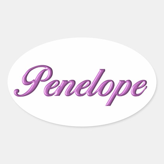 Penelope sticker naam (Voorkant)