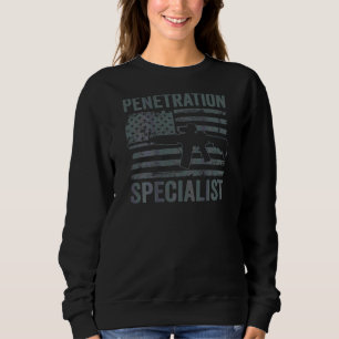 Penetratiespecialist Usa Vlag Ar15 Geweer Pistool Trui
