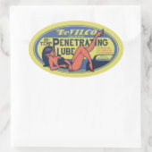 Penetrating Lube Ovale Sticker (Tas)