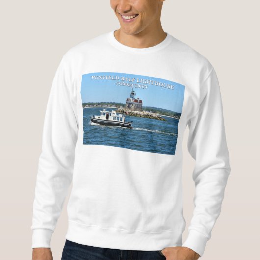 Penfield Reef Lighthouse, Connecticut Sweatshirt (Voorkant)