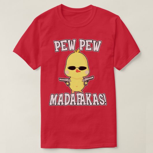 Peng Madafakas grappige Eend T-shirt (Design voorkant)