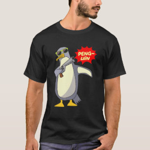 Peng Uin Penguin Word grap voor dierenliefhebbers T-shirt