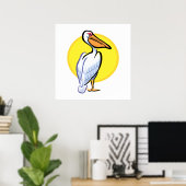Penga Pelican Poster (Thuiskantoor)