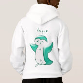 Pengu Happy Penguin Fun Club(Green-W) Enfants Swea (Dos)