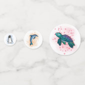 Pengu Party Confetti (Achterkanten)