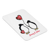 Penguin 40th ruby bruiloft magneet (Rechterzijde)