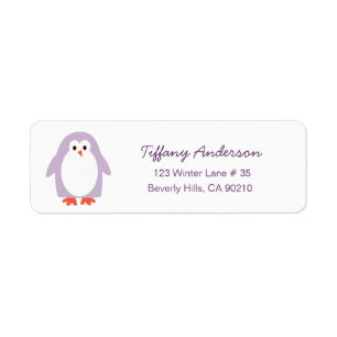Penguin Adresetiketten Etiket