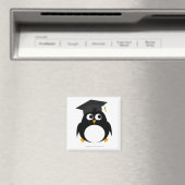 Penguin Afstuderen Design - Vierkante magneet (Insitu (Vaatwasser))