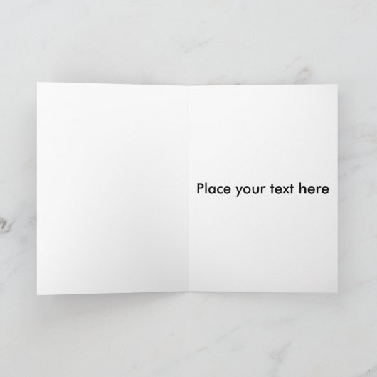 PENGUIN AGE HART KAART Verjaardag etc personaliser (Binnen)