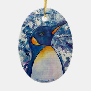 Penguin & Alaskan Moose keramische siervoorwerpen Keramisch Ornament