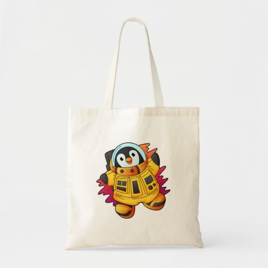 Penguin als astronaut in Suit Tote Bag (Voorkant)
