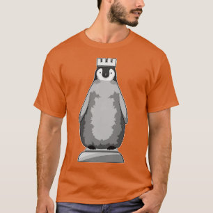 Penguin als Chess-stukje King T-shirt