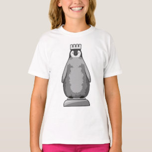 Penguin als Chess-stukje King T-shirt