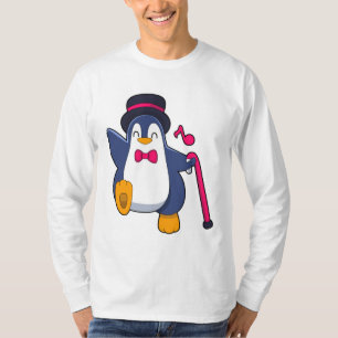 Penguin als Groom met Stropdas T-shirt