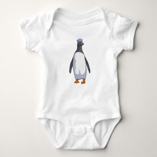 Penguin als Sailor met Pet Romper (Voorkant)