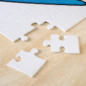 Penguin als Skier met Ski Legpuzzel (Zijkant)