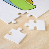 Penguin als Snowboarder met Sonowboard.PNG Legpuzzel (Zijkant)