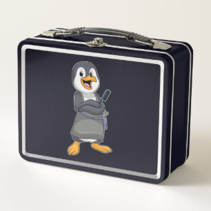 Penguin as Hair stylist with Comb
